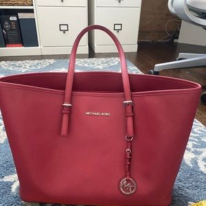 Michael Kors red tote